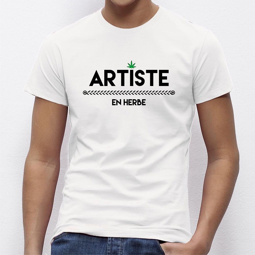 ARTISTE EN HERBE Tee Shirt Homme Original