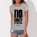 No body is perfect (sauf moi) Tee shirt original 