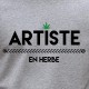 T-shirt feuille cannabis Artiste en herbe