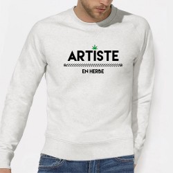 SWEAT SHIRT GRAPHIQUE ARTISTE EN HERBE 